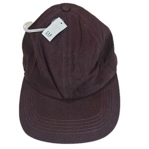 GAP Hat Cap Strap Back One Size Brown‎ Cotton Twill Casual Adjustable Mens New